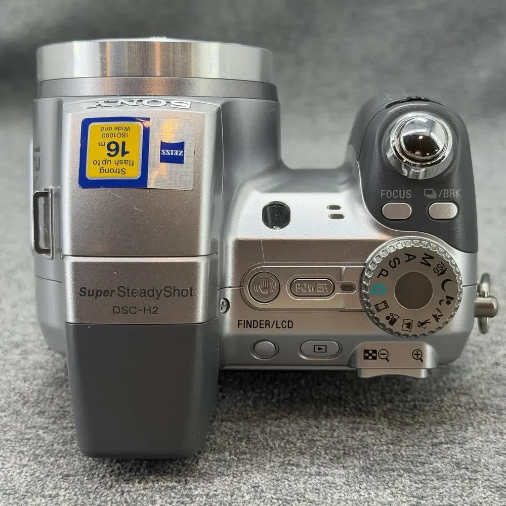 Sony Cyber shot DSC-H2 6.0MP Digital Camera Silver 12x Zoom Tested